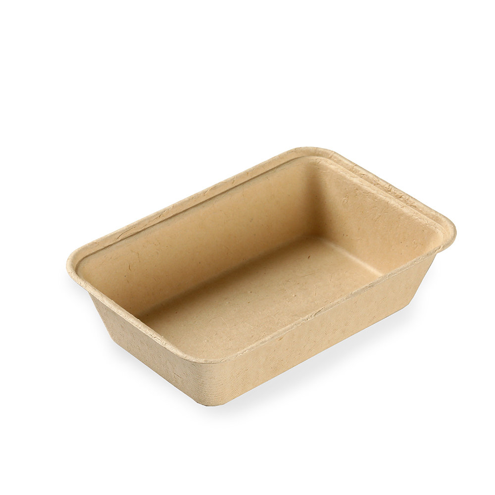 100% bamboo pulp square box