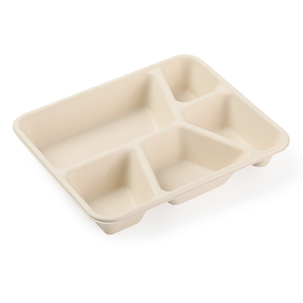 5 compartment tray