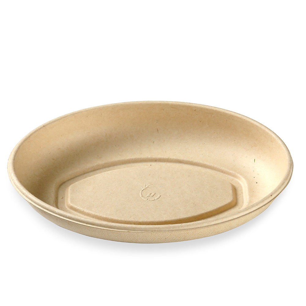 Bamboo Pulp 24oz Oval Bowl