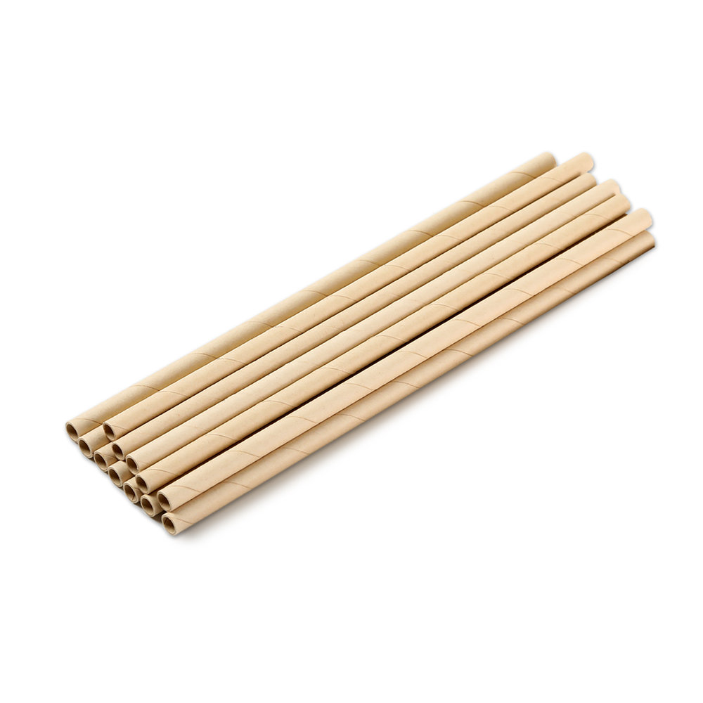 Bamboo pulp straw (Flat mouth)