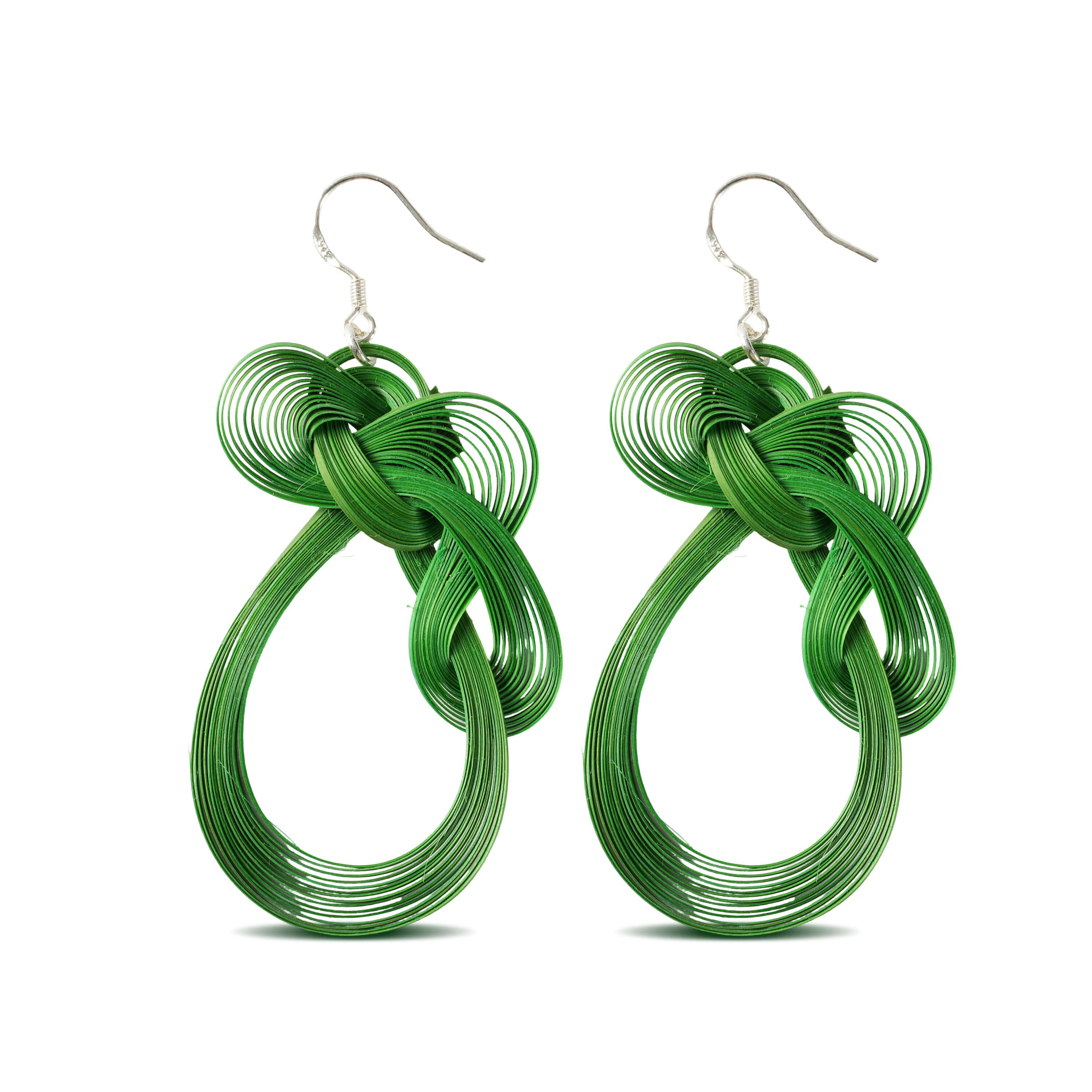 Bamboo Woven Earrings Chinese Cultural Clothing...